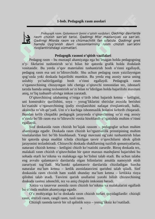 PEDAGOGIK TASVIRLAR ISHLASH 6