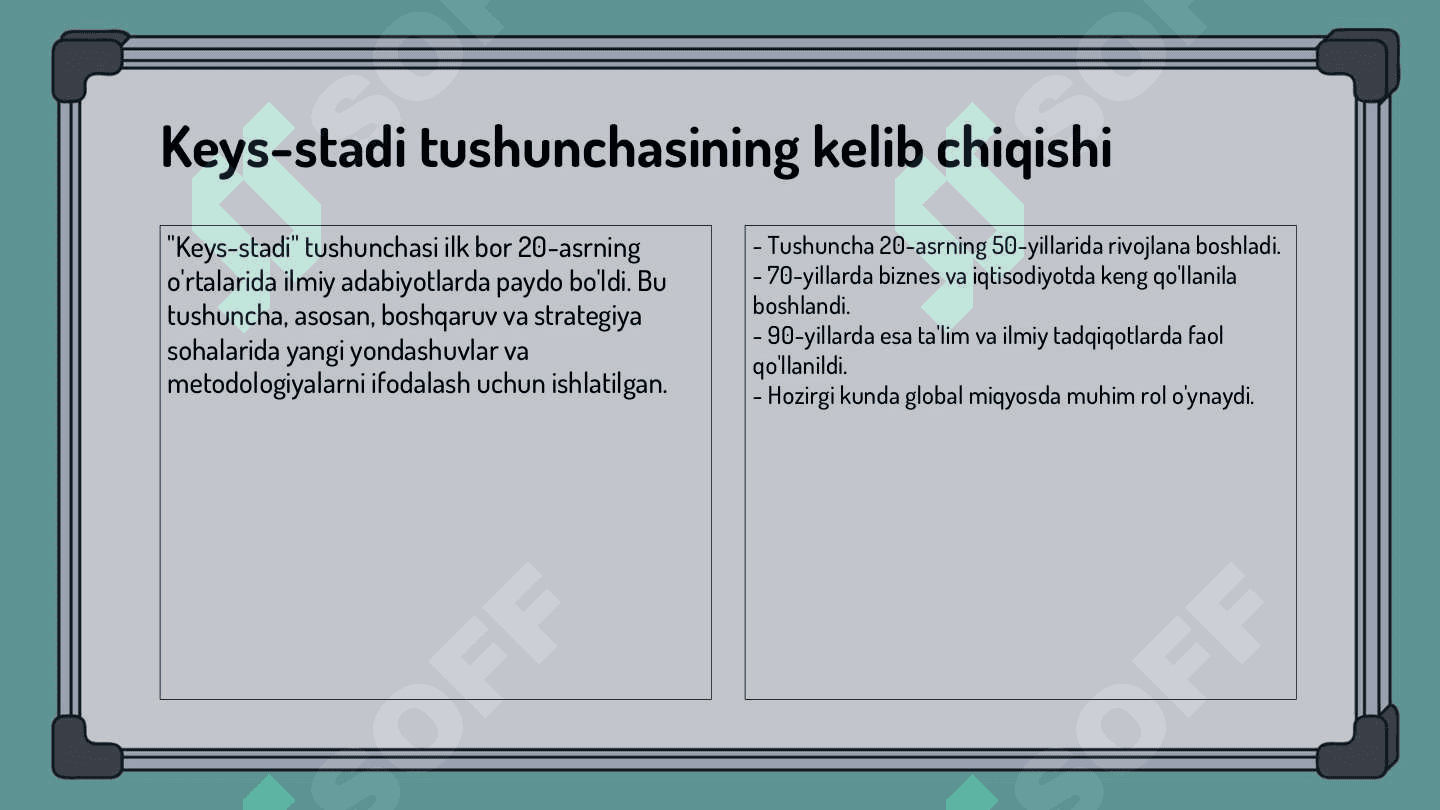 "Keys-stadi" tushunchasining  mohiyati va kelib chiqish tarixi. 5