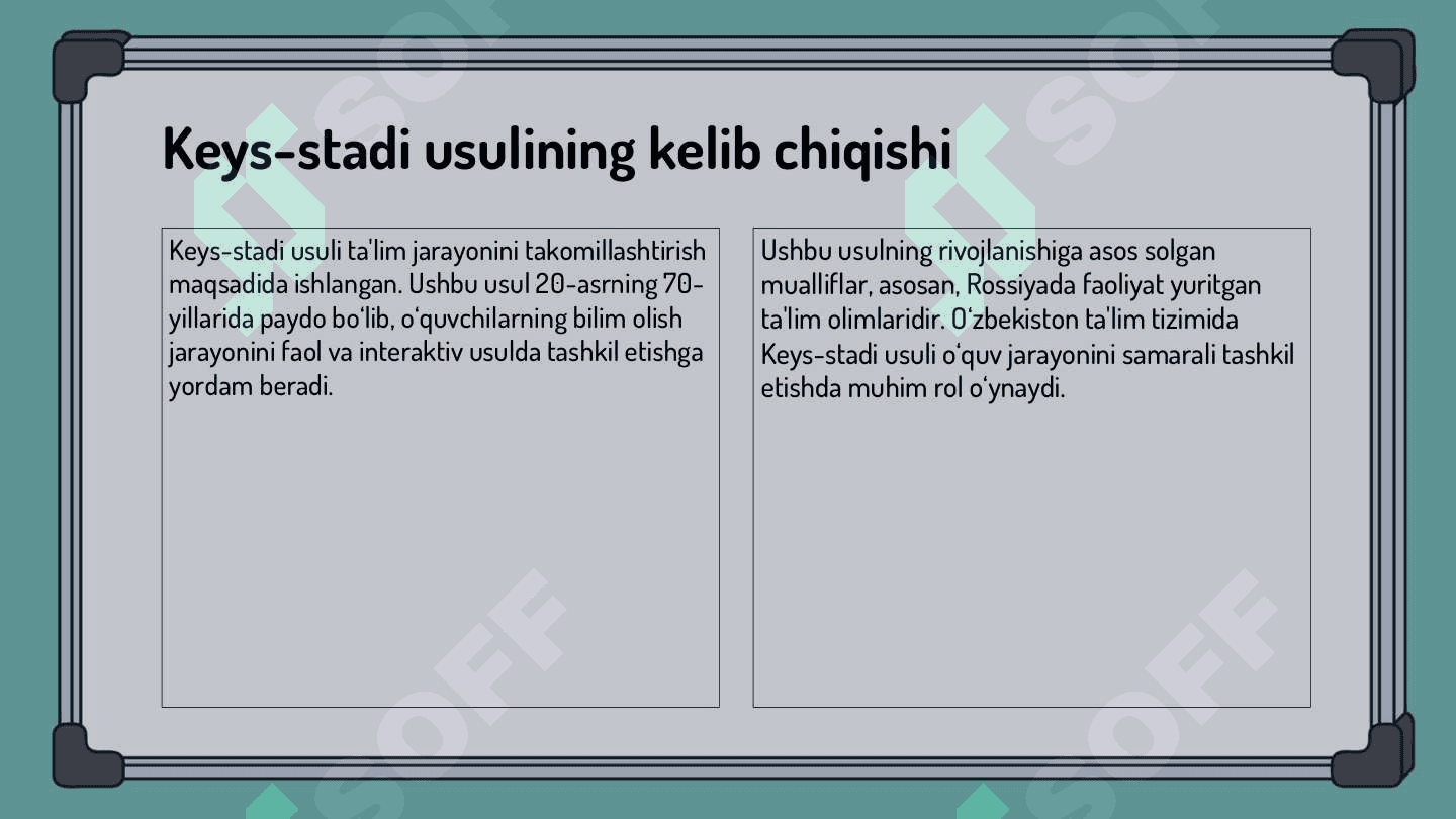 "Keys-stadi" tushunchasining  mohiyati va kelib chiqish tarixi. 7