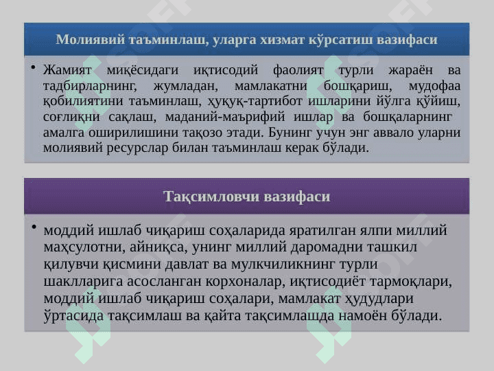 ФИСКАЛ СИЁСАТ, ДАВЛАТ БЮДЖЕТИ ВА УНИНГ ТАҚЧИЛЛИГИ 7