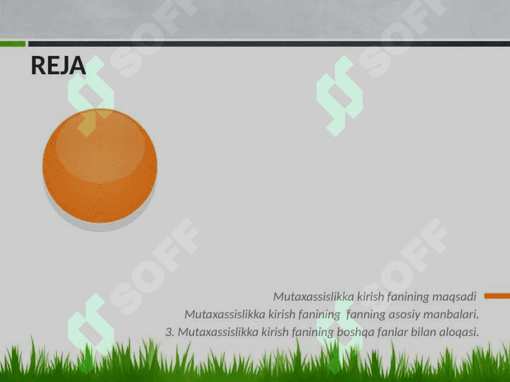 Mutaxasislikka oid mavzu buyicha taqdimot tayorlash 3
