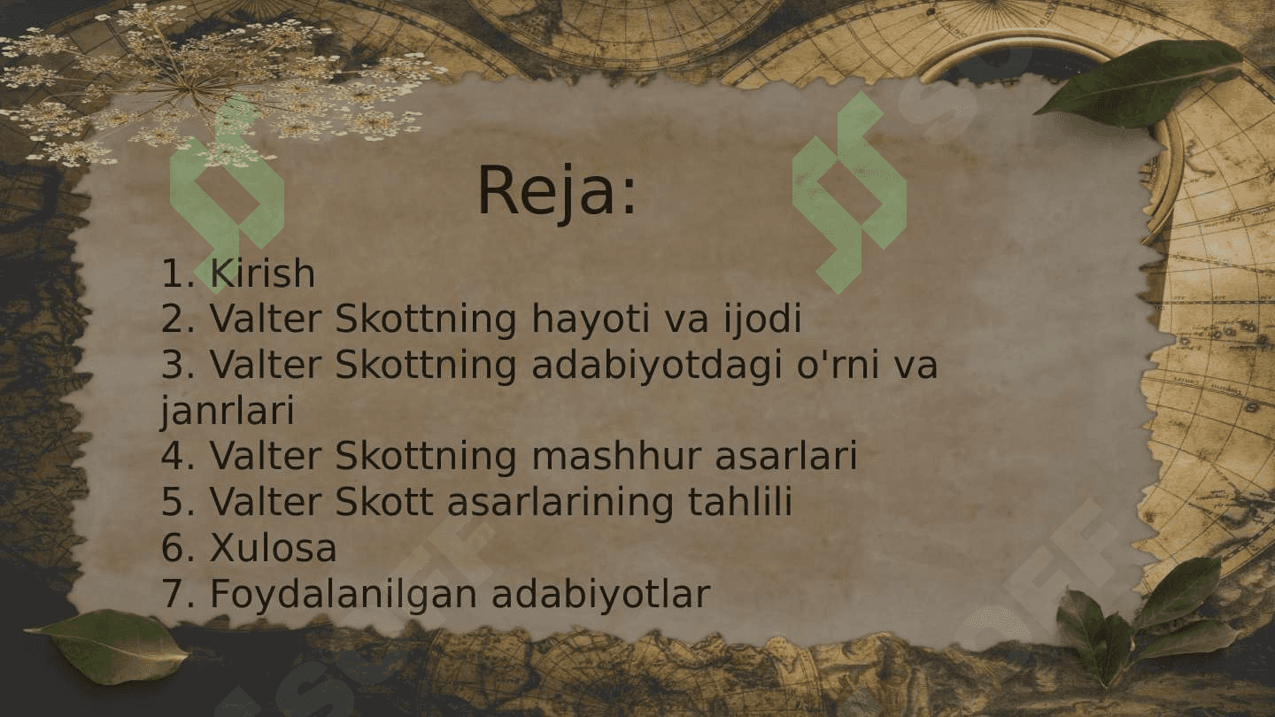 Valter skott asarlari  Tahlili 2