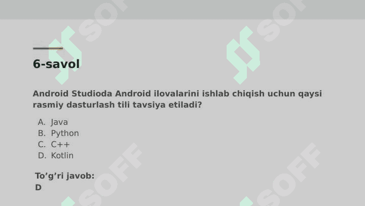 MOBIL ILOVANING FOYDALANUVCHI GRAFIK INTERFEYSINI ISHLAB CHIQISHDA LAYOUTLARDAN FOYDALANISH. TABLE LAYOUT VA RELATIVE LAYOUT 7