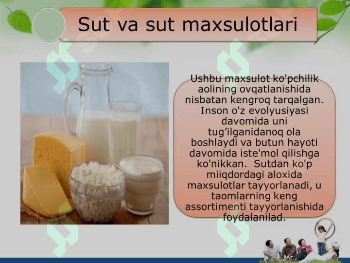 SUT VA SUT MAXSULOTLARINI GIGIENIK TEKSHIRISH 2