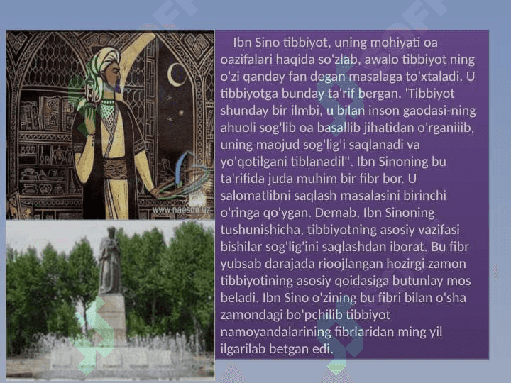 O’zbek olimlarining tibbiyotga qo’shgan hissasi 7