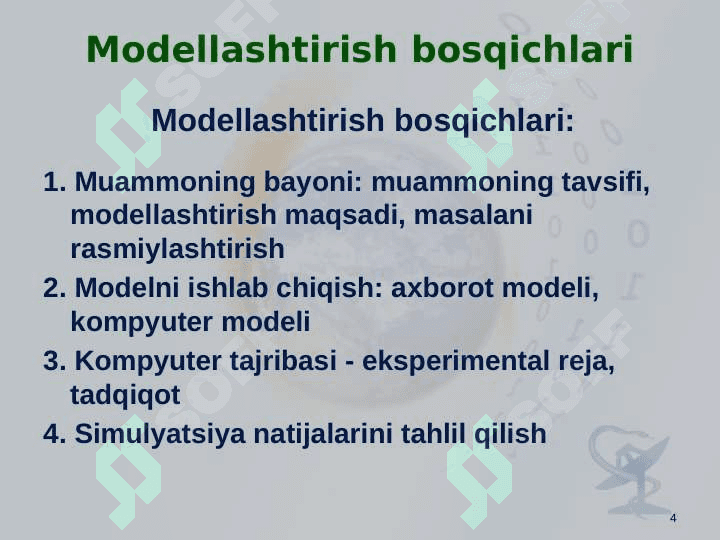 Tibbiy biologik tadqiqotlarda model tushunchasi 4