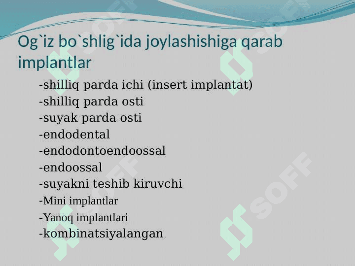 Tish implantlari  tasnifi 8