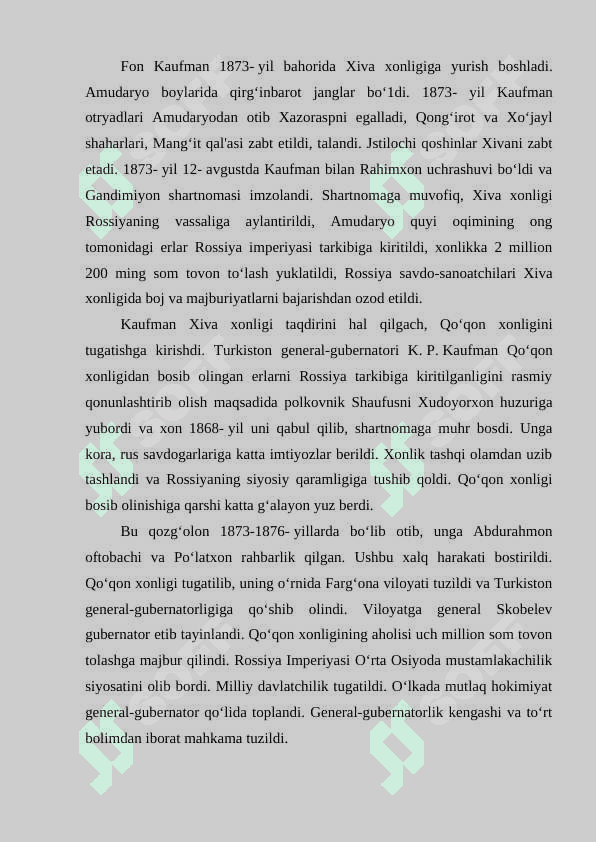 XIVA XONLIGI VA BUXORO AMIRLIGINING QIZIL ARMIYASI TOMONIDAN TUGATILISHI 7