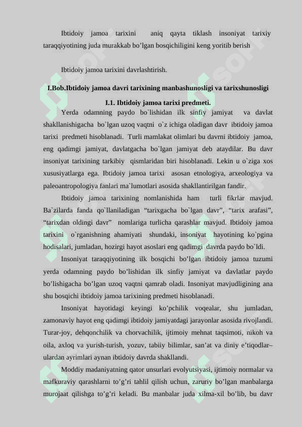 IBTIDOIY JAMOA DAVRI TARIXINING MANBASHUNOSLIGI VA TARIXSHUNOSLIGI 4