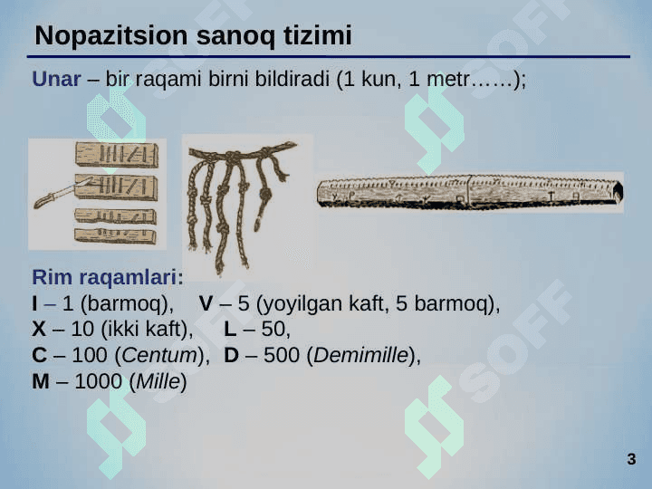 Sanoq sistemalari 3