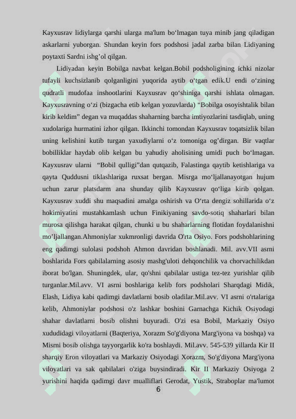 AHAMONIYLAR DAVLATINING TASHKIL TOPISHI 5