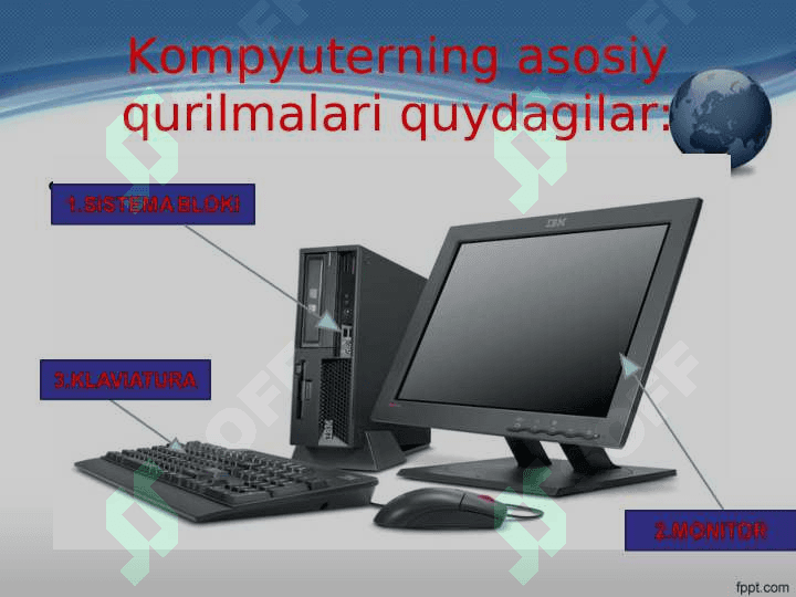 Kompyuterning asosiy qurilmalari va vazifalari 2