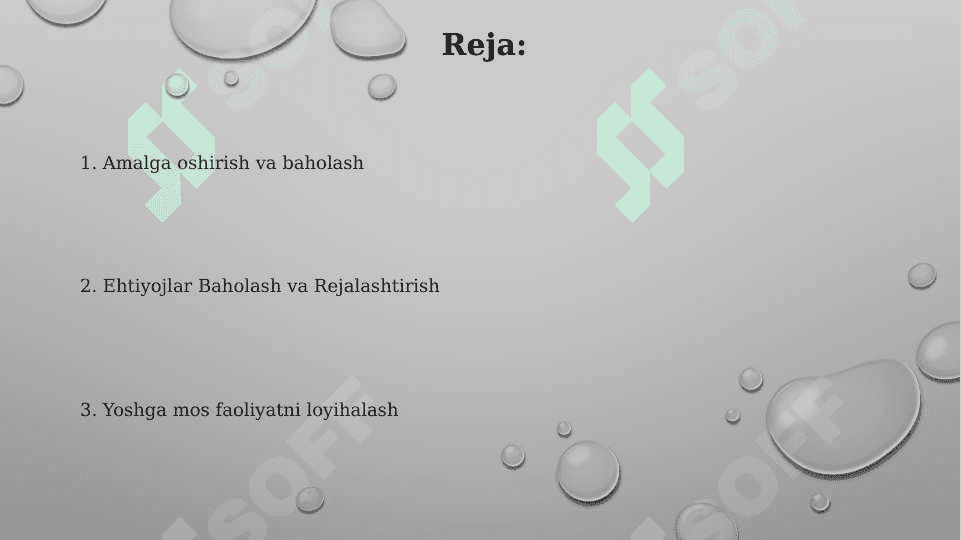Turli yosh guruhlarda faoliyat markazlarni tashkil etish 2