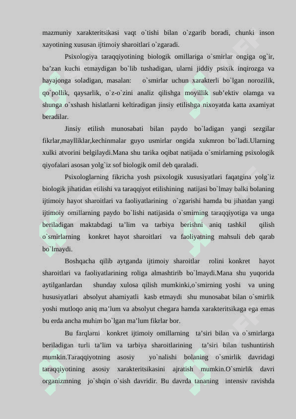 Oʼsmirlik davrida oʼzini oʼzi nazorat qilishning psixologik xususiyatlari 5