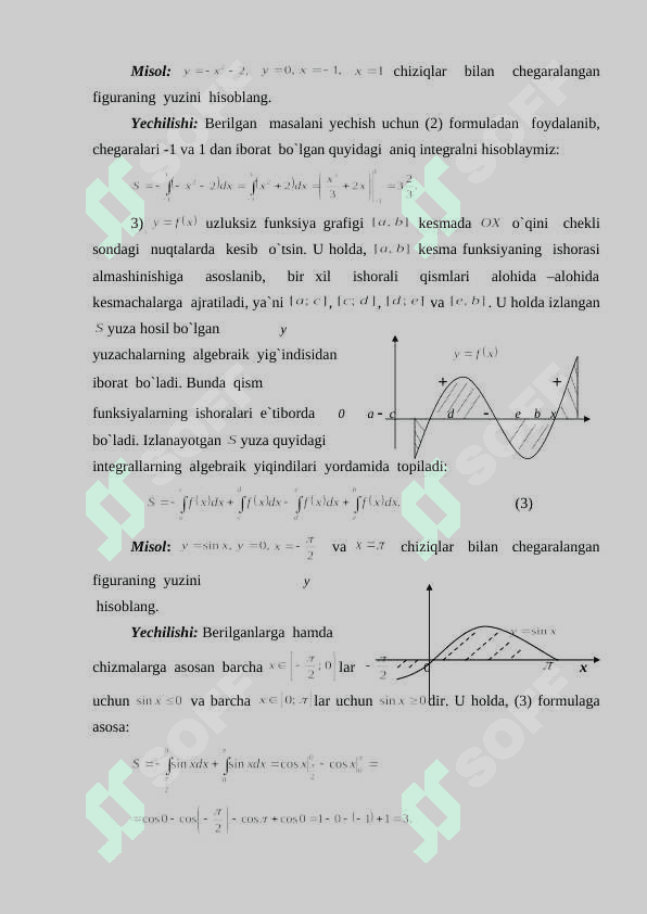 Aniq integralning tadbiqlari 7