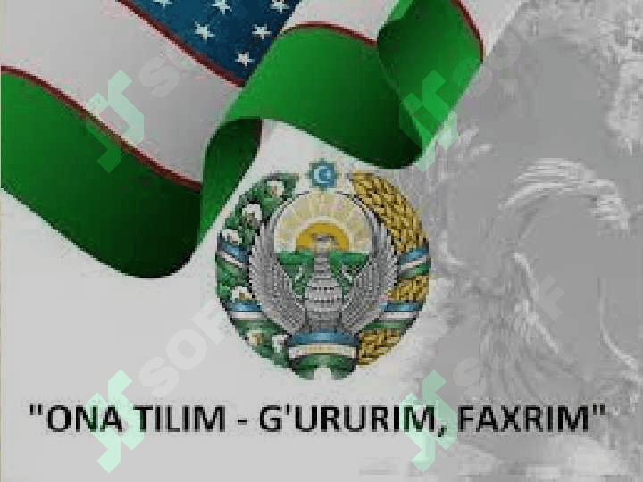 o'zbek tilining sohada qo'llanishi va uning jamiyat hayotida tutgan  o'rni 8