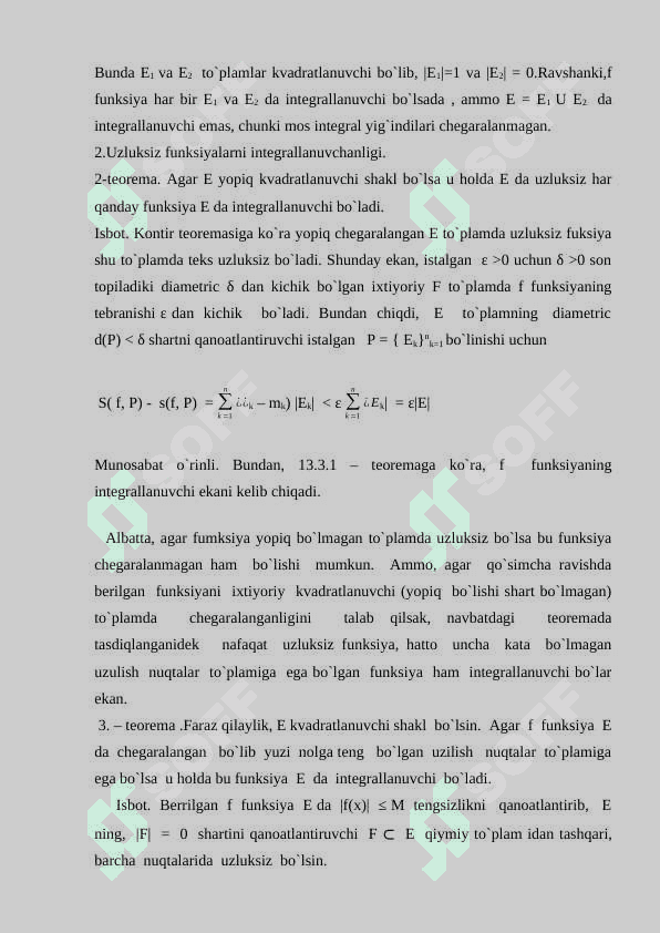 Ikki karrali integral xossalari 6