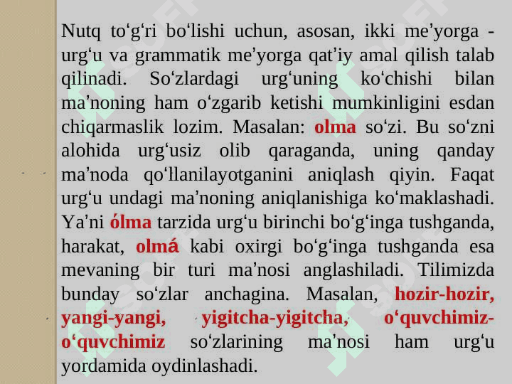 Soha nutqiga qo‘yiladigan talablar 7