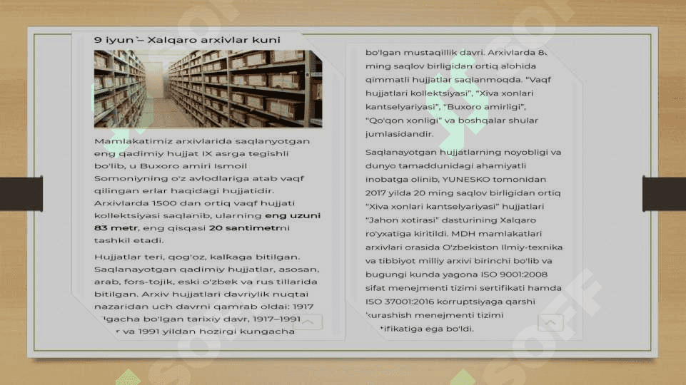 Arxiv hujjatlarining tavsiflanishi 7