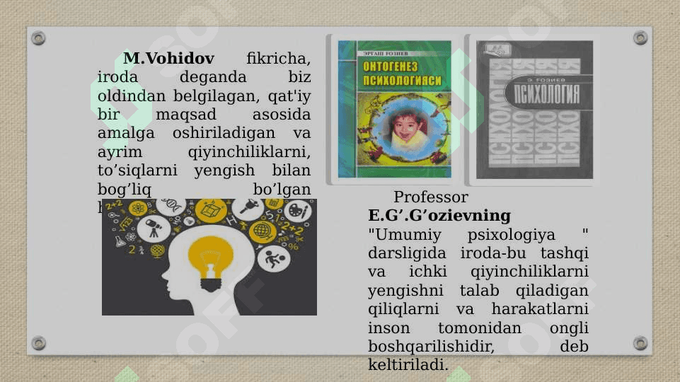 Irodaning amaliy o'rganish imkoniyatlari 5