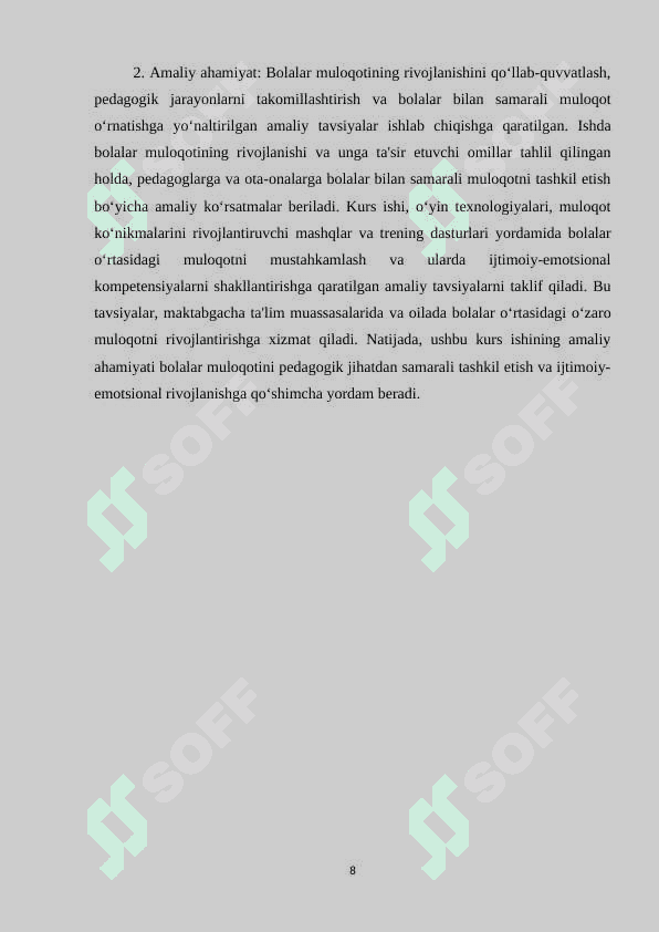 Maktabgacha tarbiya yoshida tengdoshlar va kattalar bilan muloqot 8