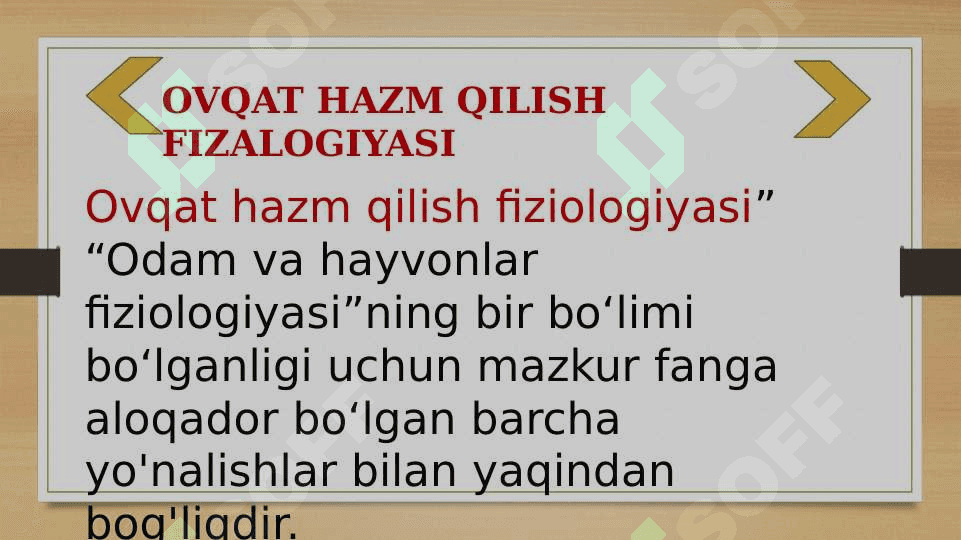 HAZM TIZIMI FILOGENEZI VA BUZILISHI 5