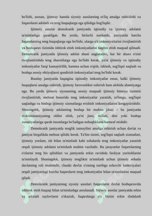 Demokratik jamiyat 1