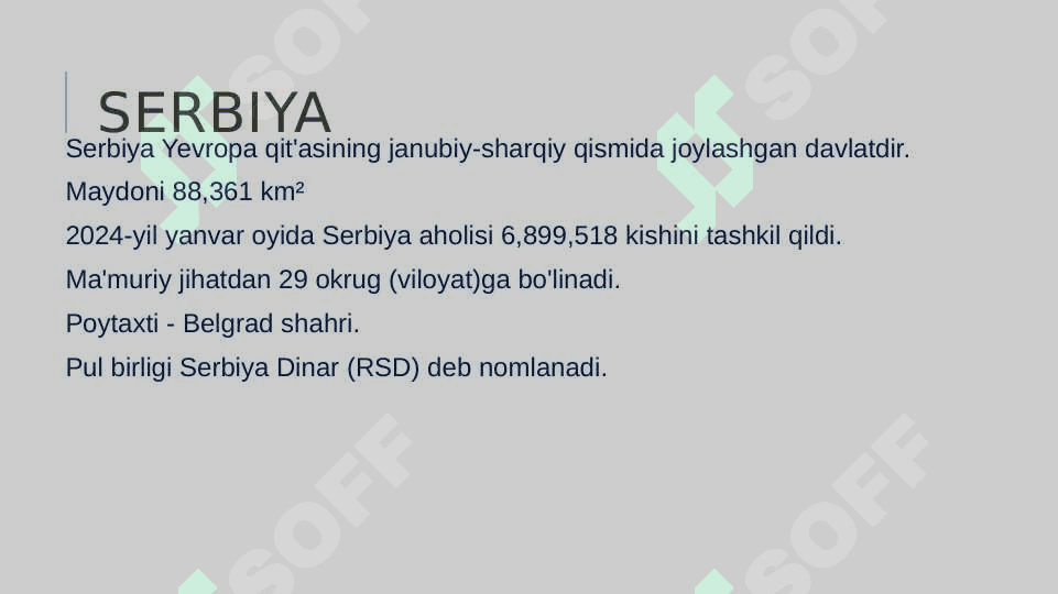 serbiya statistikasi 2