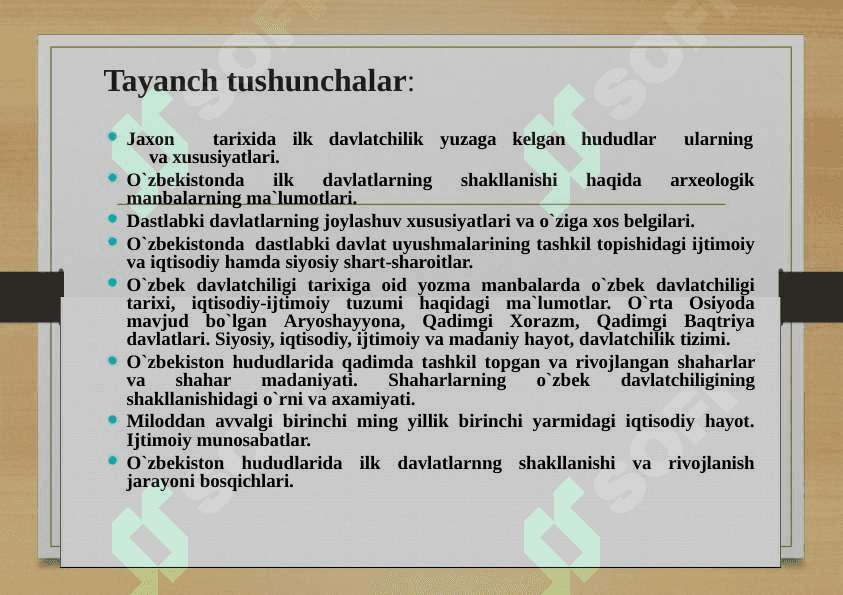 O'zbekistonda ilk davlatchilik tarixi 3