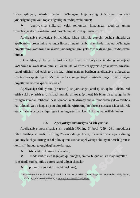 Iqtisodiy sudlarning sud hujjatlarini qayta ko'rish bo'yicha ish yuritish 6