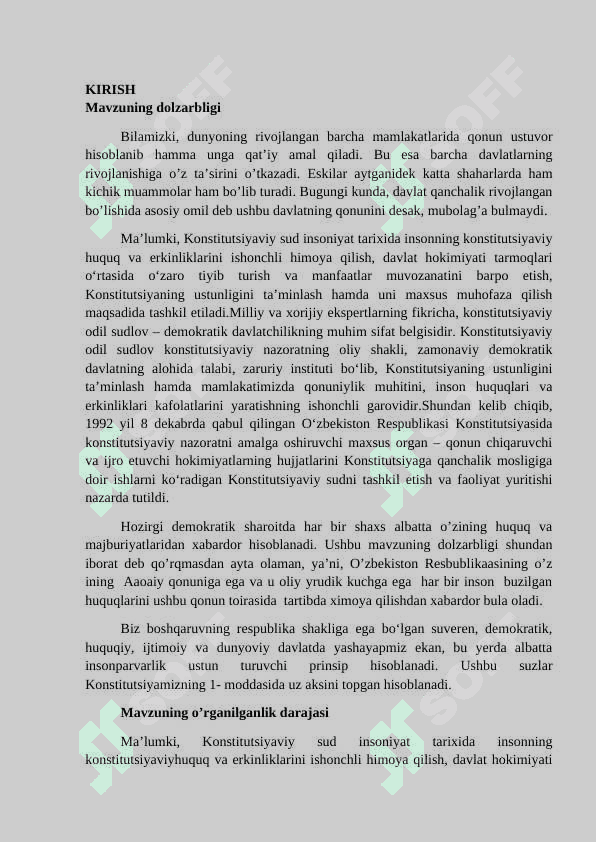 O’zbekiston Respublikasi konstitutsiyasining qabul qilinishi tarixi 3