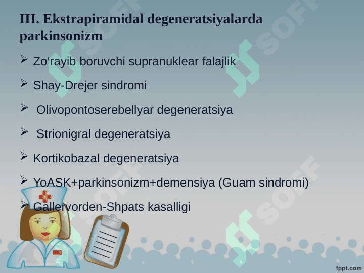Parkinson
 kasalligi 6