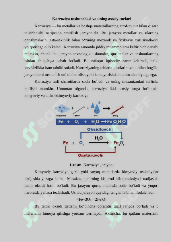 Karroziyaning sanoatdagi ahamiyati 4
