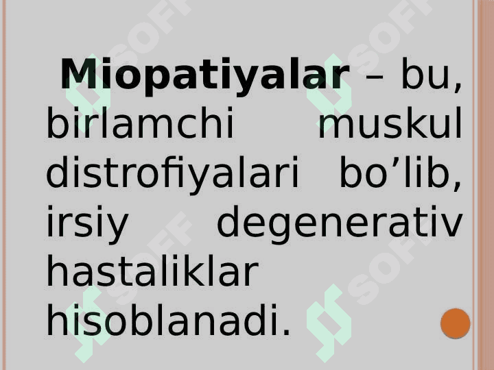 Miopatiyalar . Миопатиялар 2
