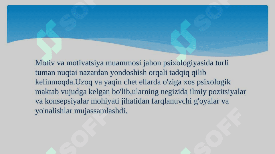 Faoliyat va motivatsiya 2