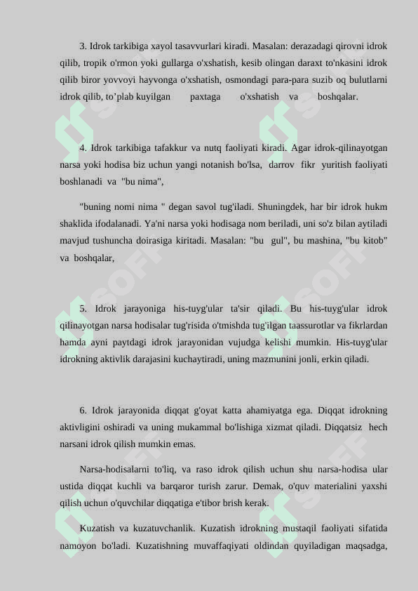 Idrokning umumiy tasnifi 3