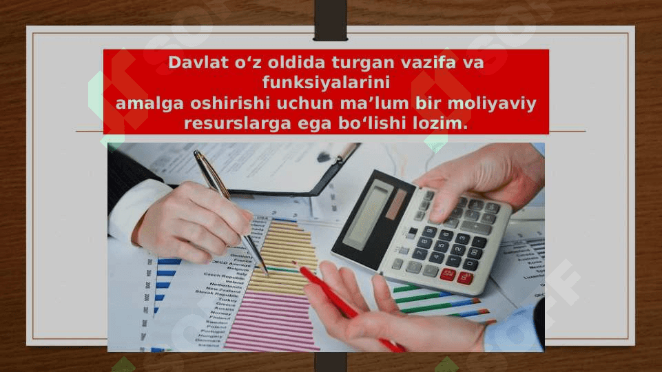 Davlat daromadlarini huquqiy tartibga solish 2
