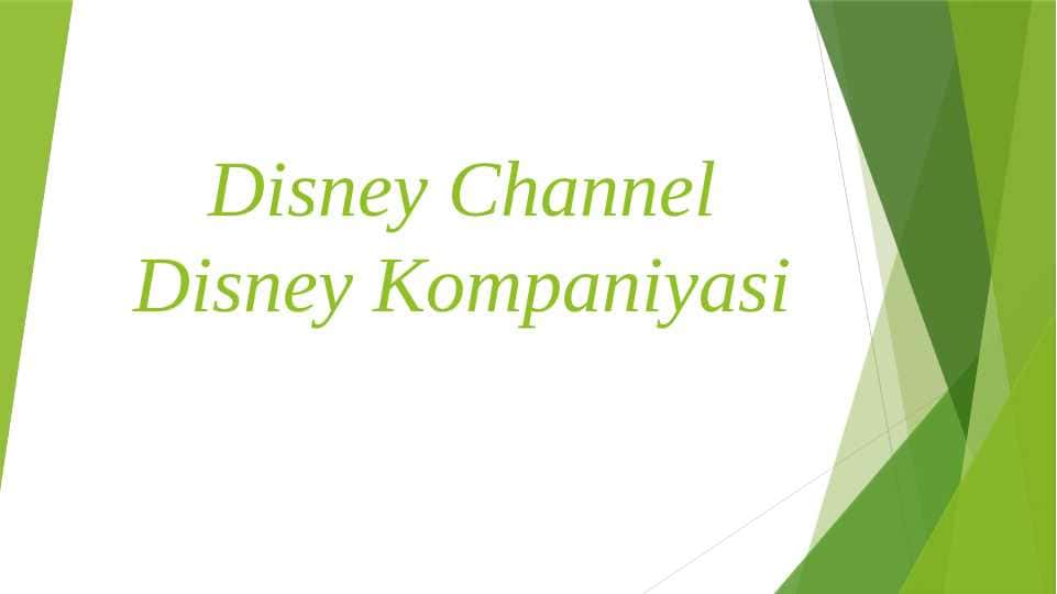 Disney Channel Disney Kompaniyasi