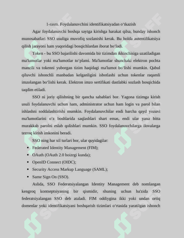 SSO protokollarini ishlash jarayoni bilan tanishib chiqish va tahlillash 4
