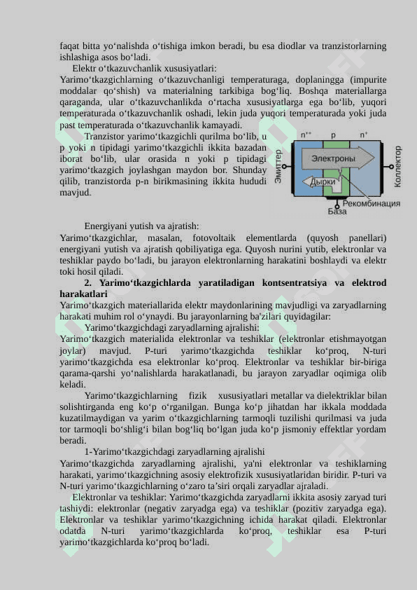 Yarimo‘tkazgichlarni elektrofizik xususiyatlari 3