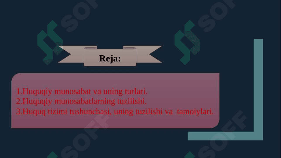Huquqiy munosabatlar 2