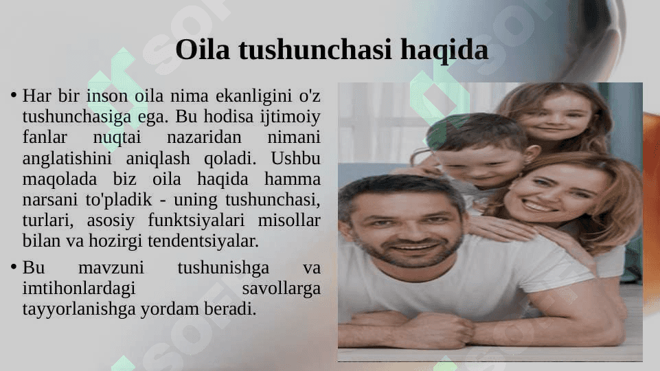 Oila va uning vazifalari 3