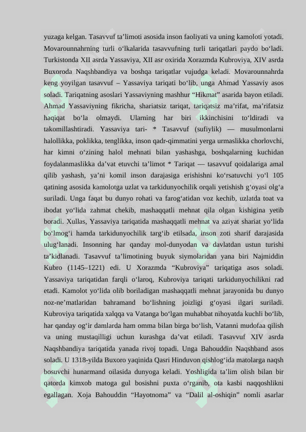 Markaziy Osiyolik buyuk xadusshunos olimlar va ularning islom dini madaniyatiga qo’shgan xissasi 3