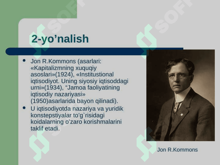 Hozirgi zamon iqtisodiy qarashlari evolyutsiyasi 4
