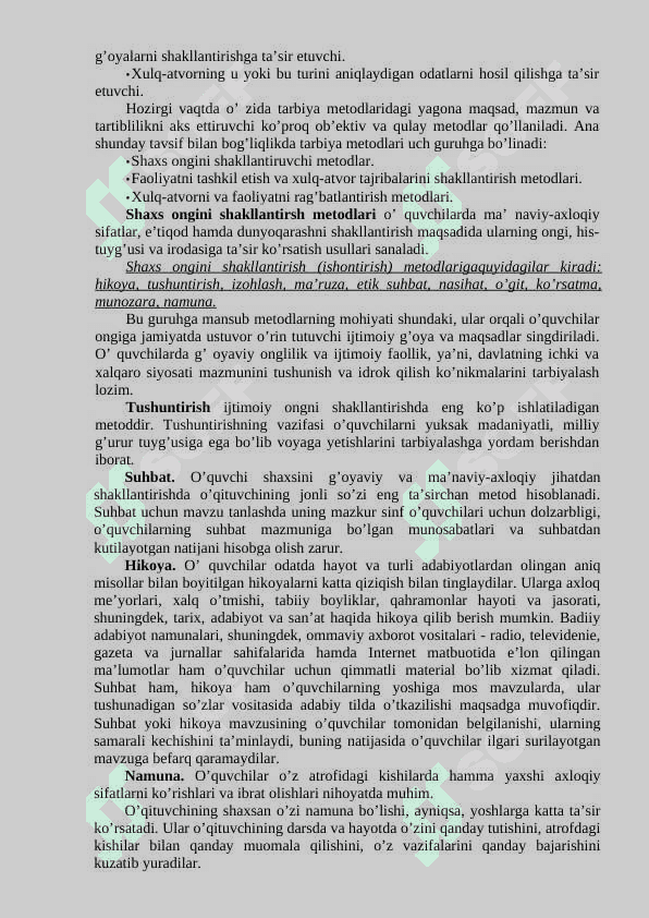 TARBIYANING UMUMIY MYETODLARI 3