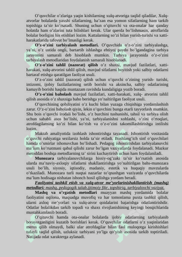 TARBIYANING UMUMIY MYETODLARI 4