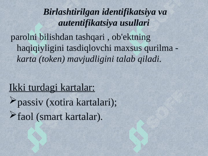 Identifikatsiya va autentifikatsiya 7