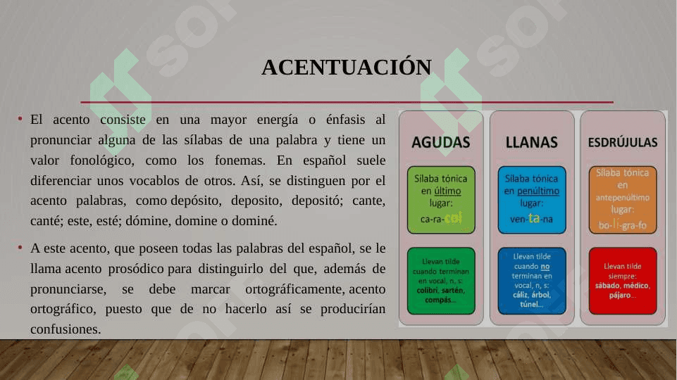 Ortografía de la palabra: Acentuación. Empleo  de  las  letras  mayúsculas 7