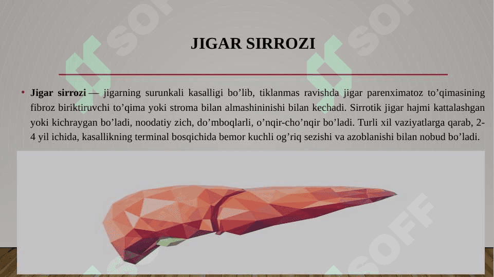 pankreatit va jigar serrozi haqida malumot 4
