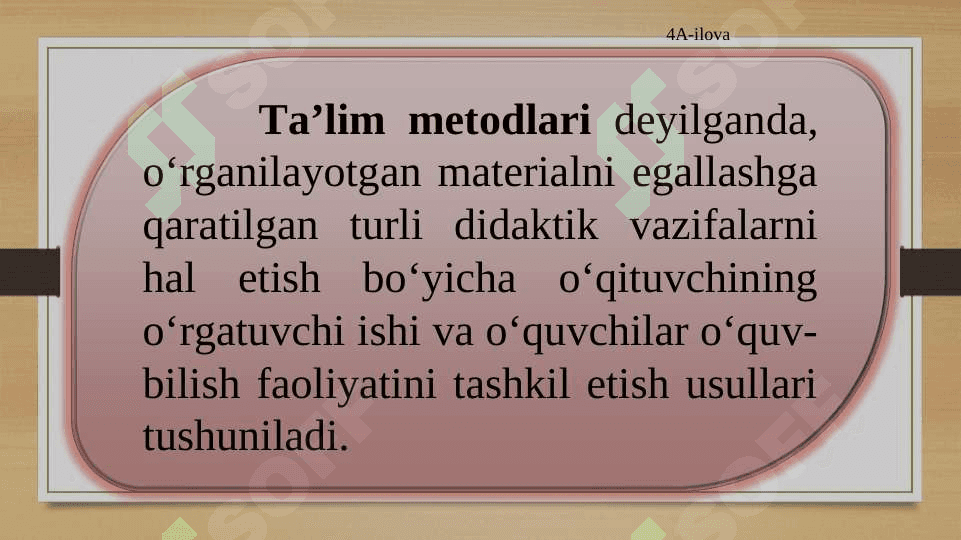 Ta’lim metodlari va vositalari 5